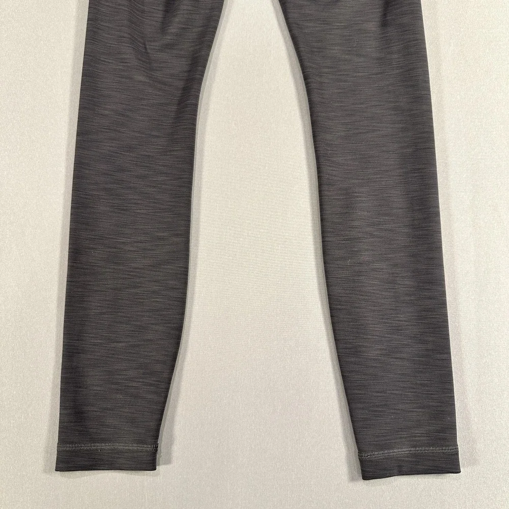 Lululemon Leggings Womens 2 Gray High Rise Ankle Nylon Spandex Yoga Running